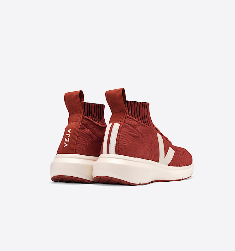 veja sneakers runner-style-mid 回收再利用 红色 OT1002461 Back view