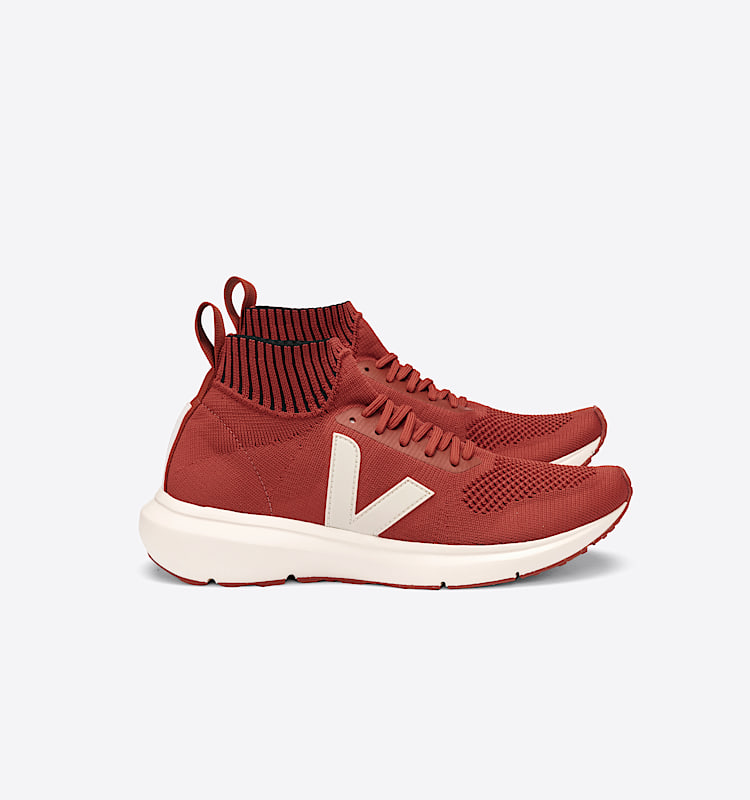 veja sneakers runner-style-mid 回收再利用 红色 OT1002461 Lateral view