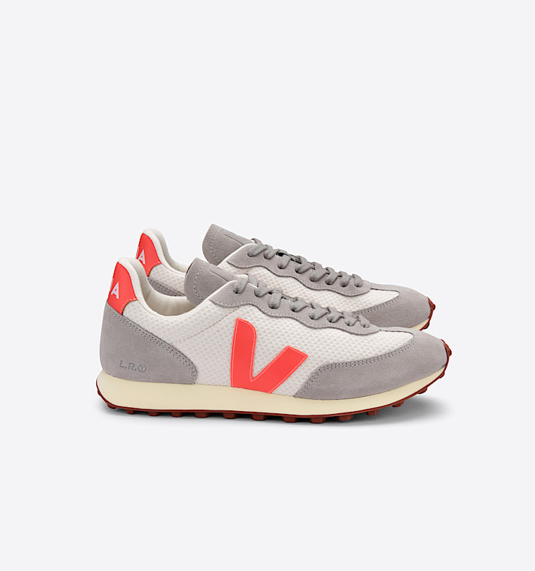 veja sneakers rio-branco reciclado gris RB0102373 Lateral view