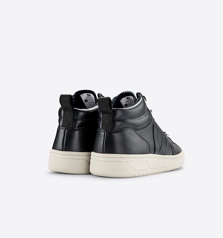 veja sneakers roraima leather black QR0202358 Back view