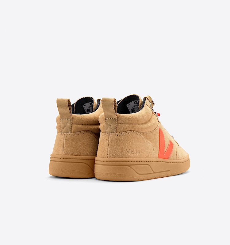 veja sneakers roraima suede beige QR0302385 Back view