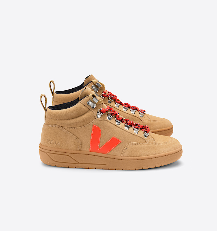 veja sneakers roraima suede beige QR0302385 Lateral view