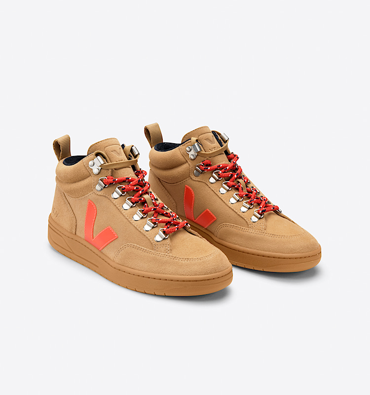 veja sneakers roraima suede beige QR0302385 Top view