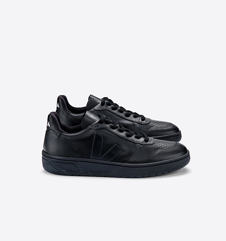 veja sneakers v-10 couro VX0701926 Lateral view