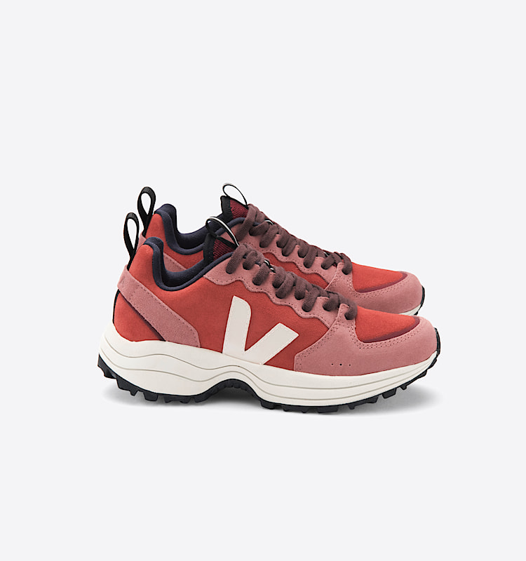 veja sneakers venturi couro vermelho VT0202099 Lateral view