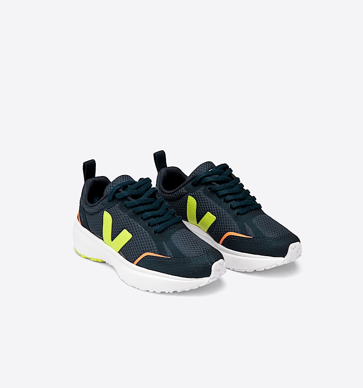 veja canary-ye organic-cotton blue CR0112416