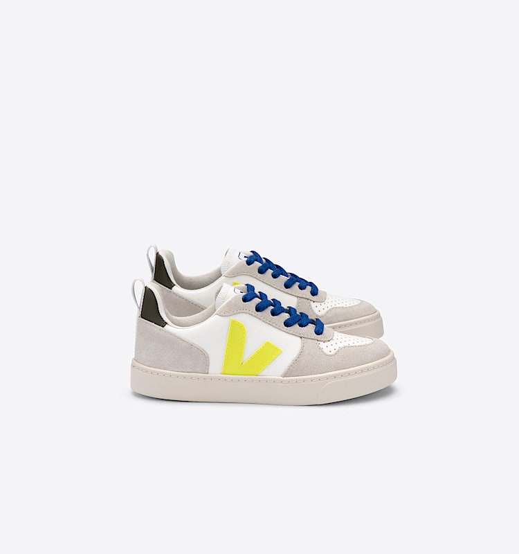 veja sneakers small-v-10-laces leather white CX0512460 Lateral view