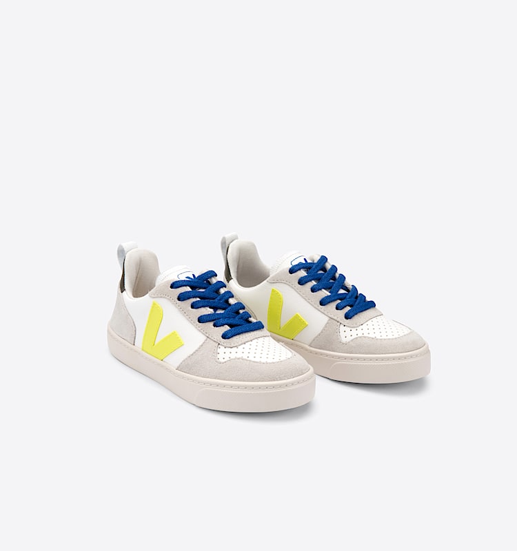 veja sneakers small-v-10-laces leather white CX0512460 Top view