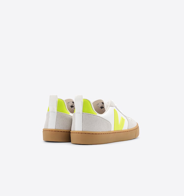 veja sneakers small-v-10-laces vegan blanc CX0712428 Back view