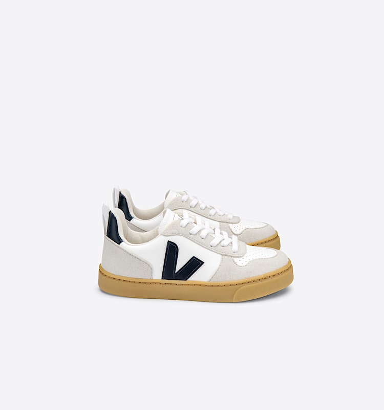 veja sneakers small-v-10-laces vegan blanc CX0712432 Lateral view