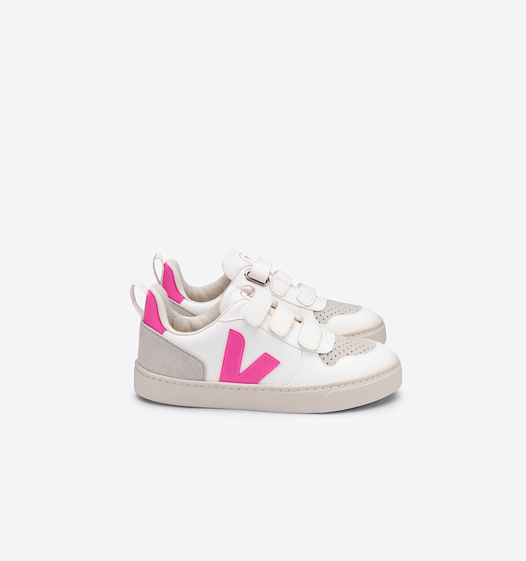 veja sneakers small-v-10 vegan blanc CV0712410 Lateral view