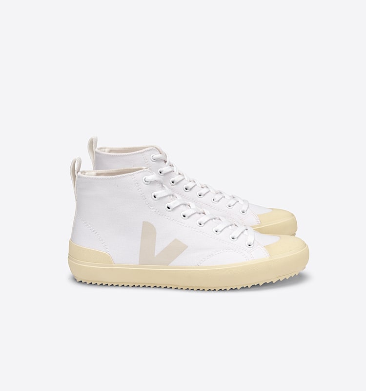 veja sneakers nova-ht organic-cotton white NT0102155 Lateral view
