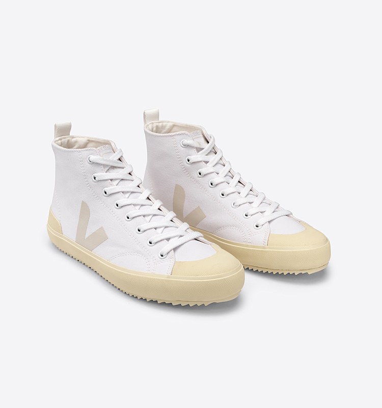 veja sneakers nova-ht bio-baumwolle weiss NT0102155 Top view