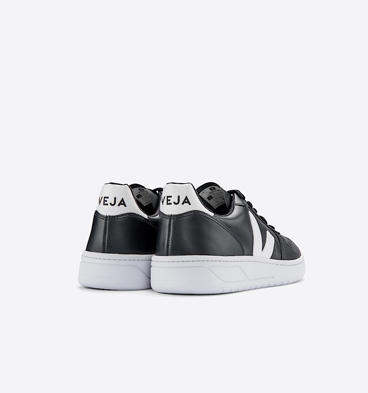 veja sneakers v-10 couro preto VX0202268 Back view