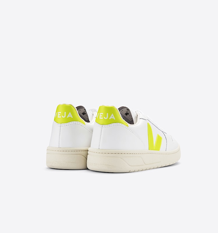 veja sneakers v-10 couro branco VX0202086 Back view