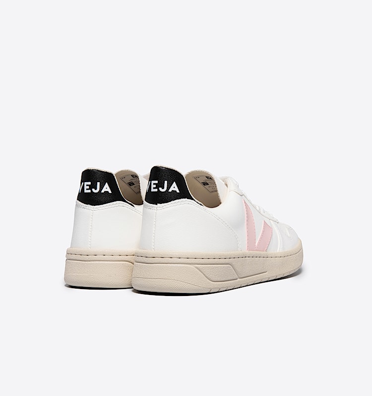 veja sneakers v-10 couro branco VX0702558 Back view