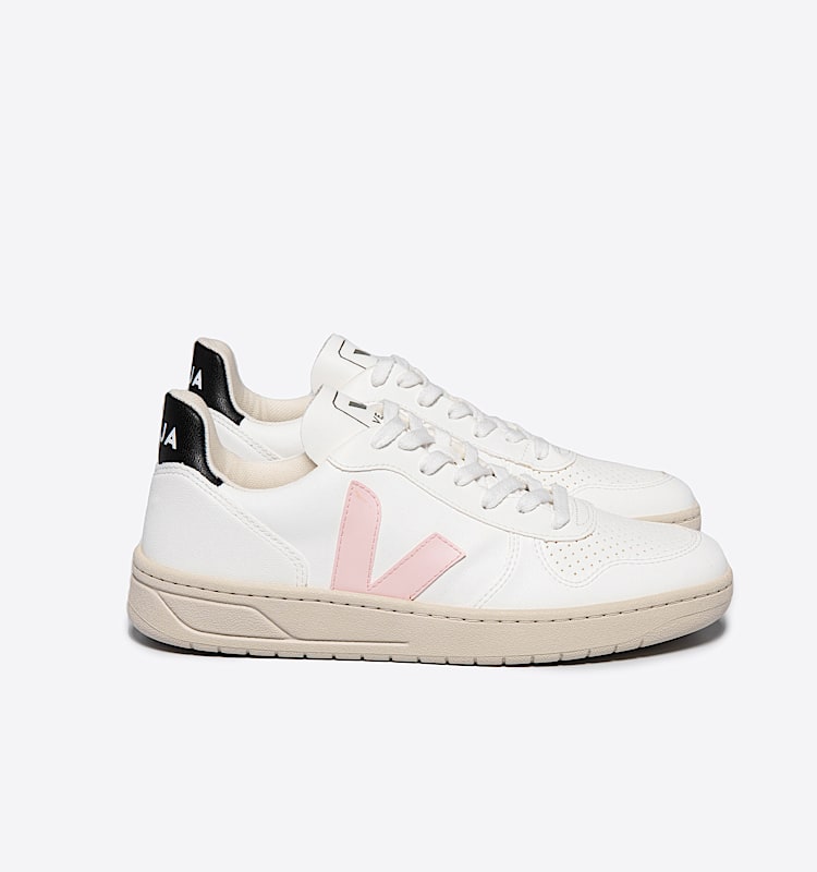 veja sneakers v-10 veganskt hvit VX0702558 Lateral view