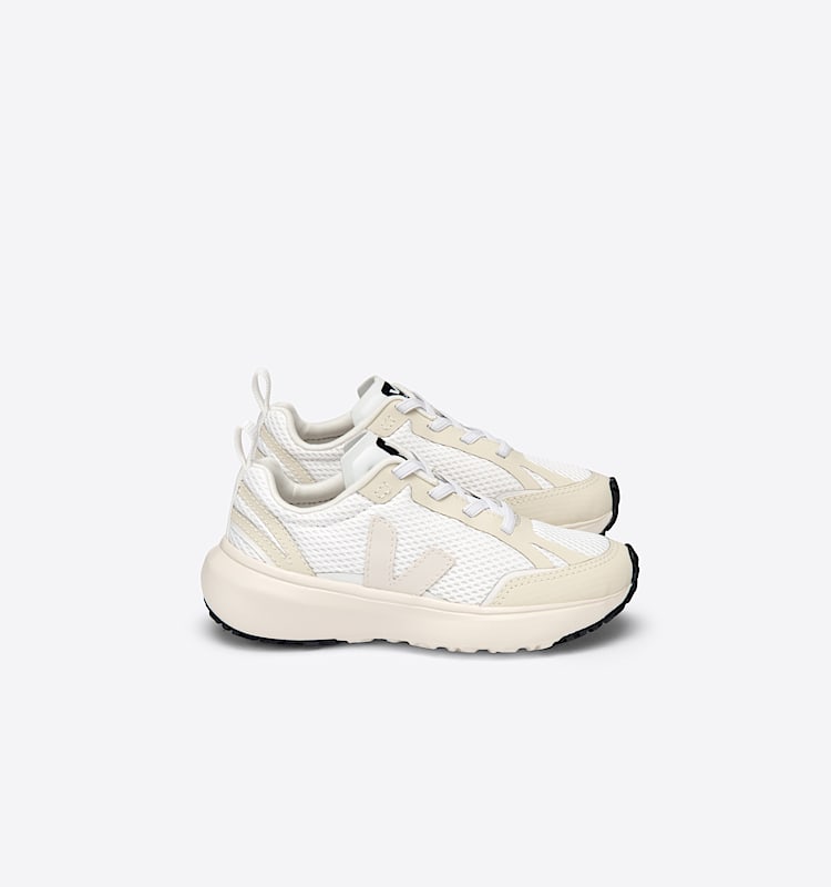 veja sneakers small-canary-el cotone-biologico bianco YE0102500 Lateral view