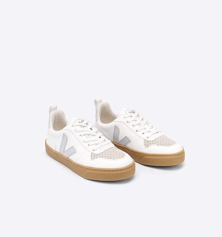 veja sneakers small-v-10-laces vegan white CX0712545 Top view