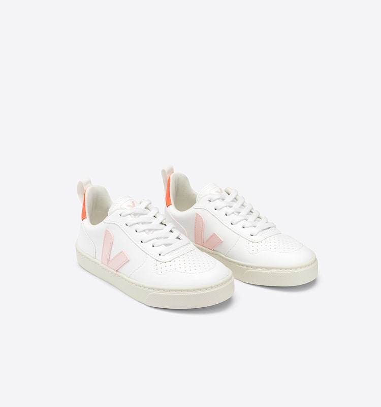 veja sneakers small-v-10-laces vegan blanc CX0712557 Top view