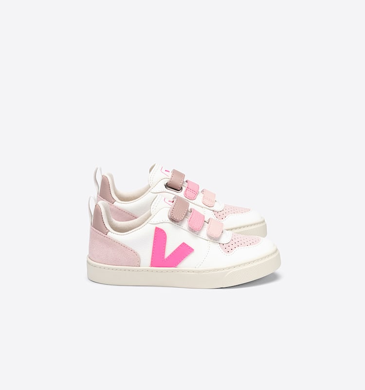 veja sneakers small-v-10 leather white CV0502574 Lateral view