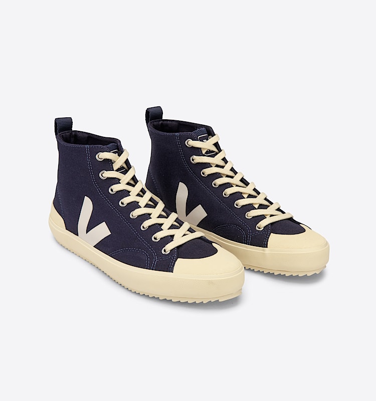 veja sneakers nova-ht 有机棉 蓝色 NT0102197 Top view
