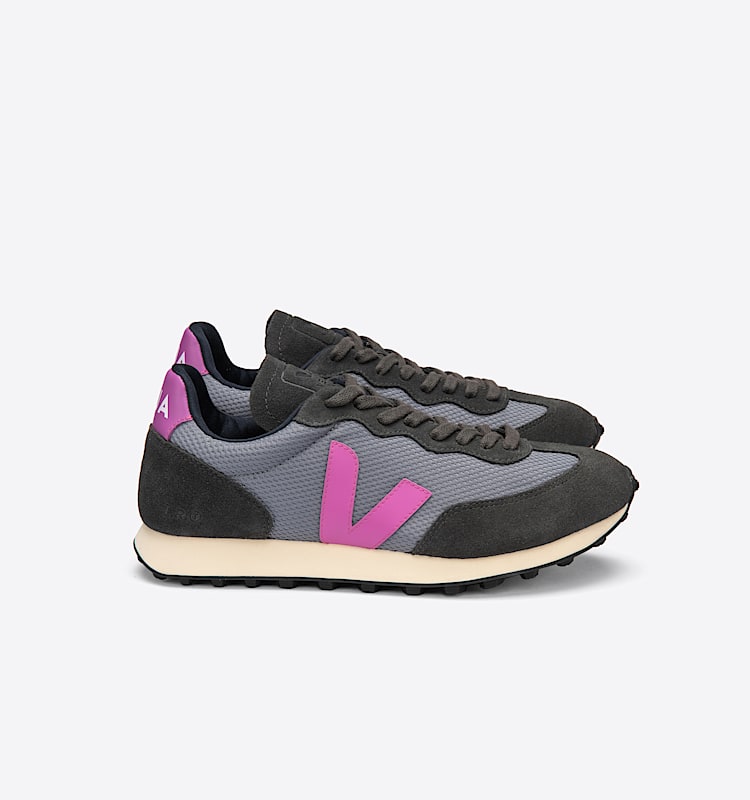 veja sneakers rio-branco reciclado gris RB0102668 Lateral view