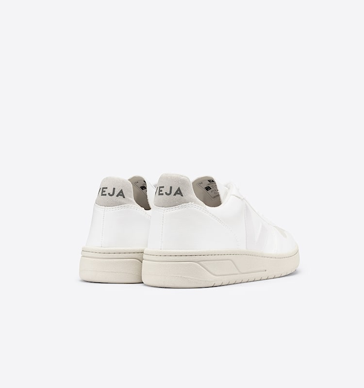 veja sneakers v-10 cuero blanco VX0702530 Back view