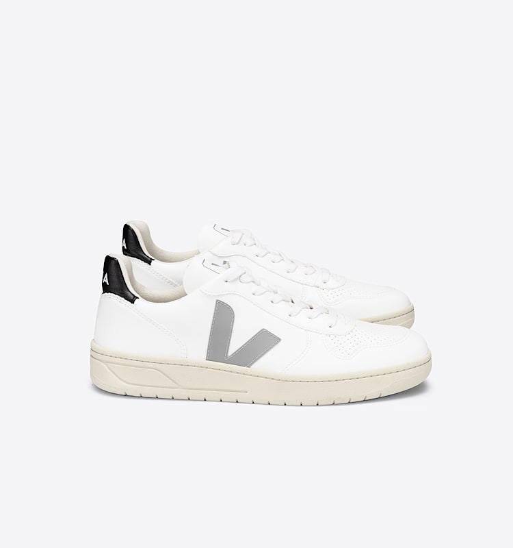 veja sneakers v-10 cuero blanco VX0702527 Lateral view