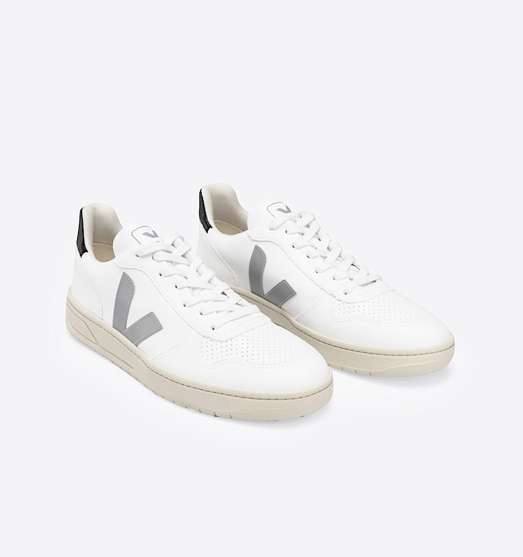 veja sneakers v-10 cuero blanco VX0702527 Top view