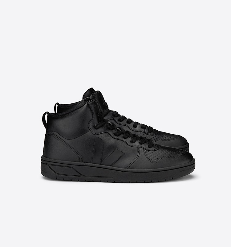 veja sneakers v-15 vegan black VQ0702597 Lateral view