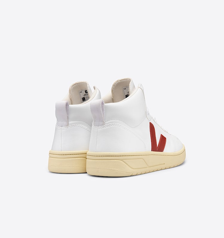 veja sneakers v-15 vegan blanc VQ0702665 Back view