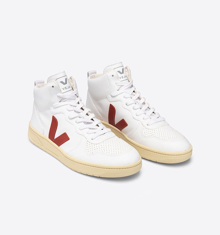 veja sneakers v-15 vegan blanc VQ0702665 Top view