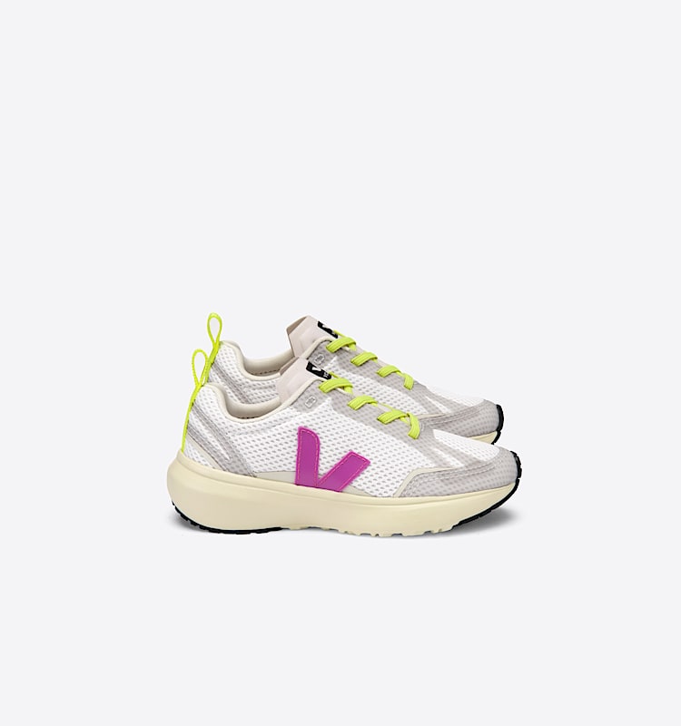 veja sneakers small-canary-el bio-baumwolle weiss YE0102741 Lateral view