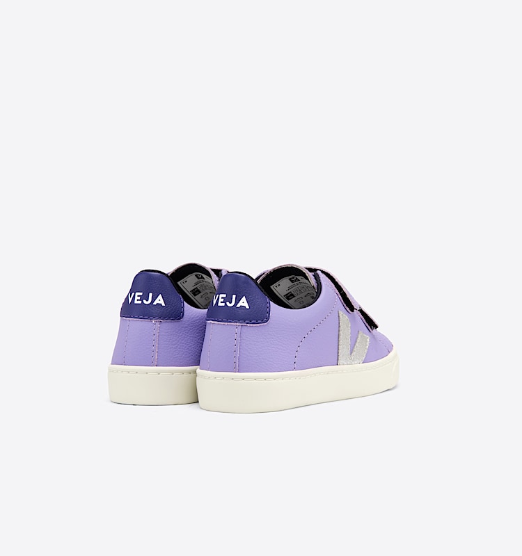 veja sneakers small-esplar cuir violet SV0502679 Back view