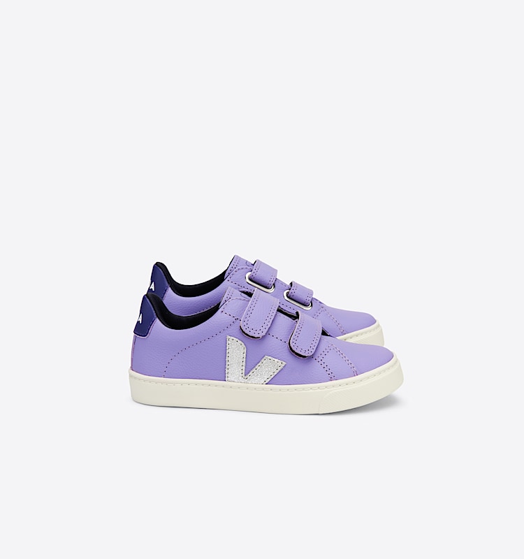 veja sneakers small-esplar cuir violet SV0502679 Lateral view