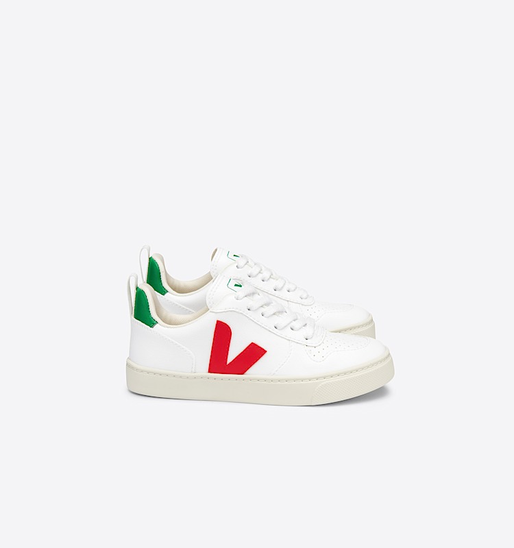 veja sneakers small-v-10-laces vegan blanc CX0712716 Lateral view