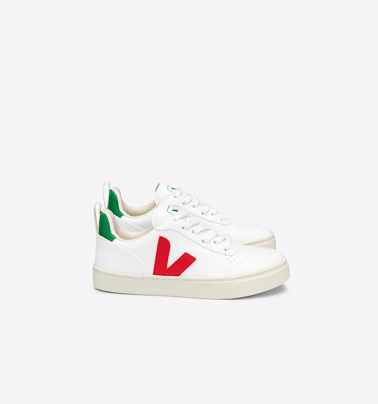 veja sneakers small-v-10-laces 素 白色 CX0712716 Lateral view