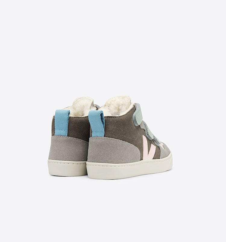 veja sneakers small-v-10-mid-winter fured mehrfarbig DF0902740 Back view