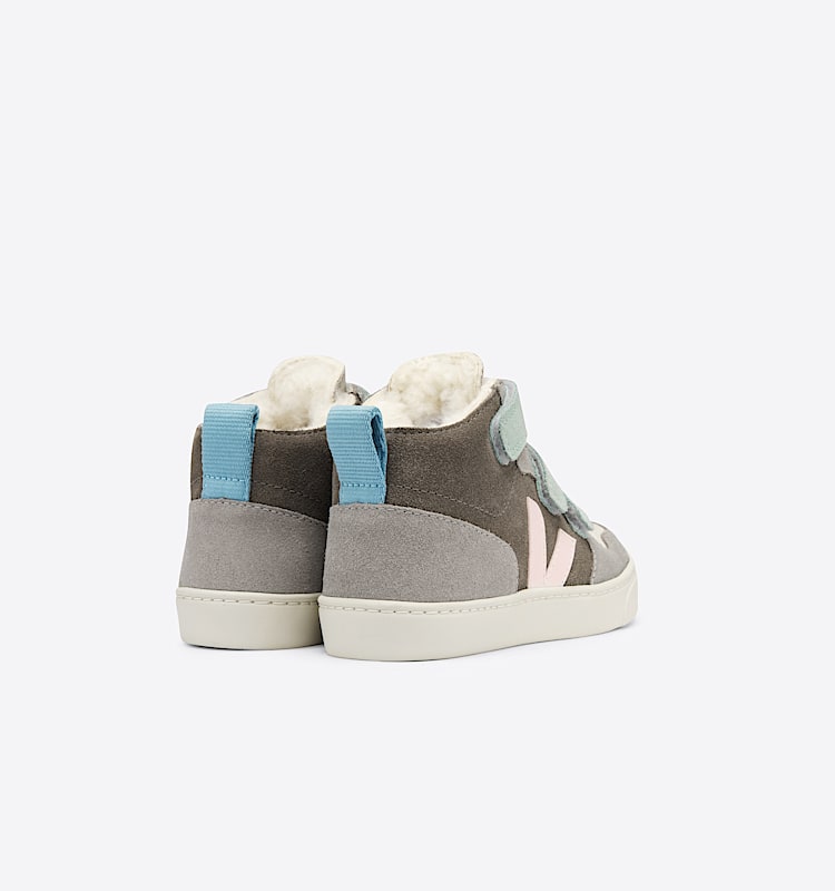 veja sneakers small-v-10-mid-winter fured multicolor DF0902740 Back view
