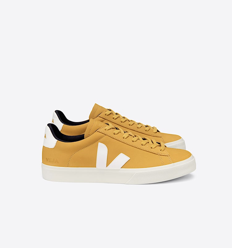 veja sneakers campo 牛皮 黄色 CP1302702 Lateral view