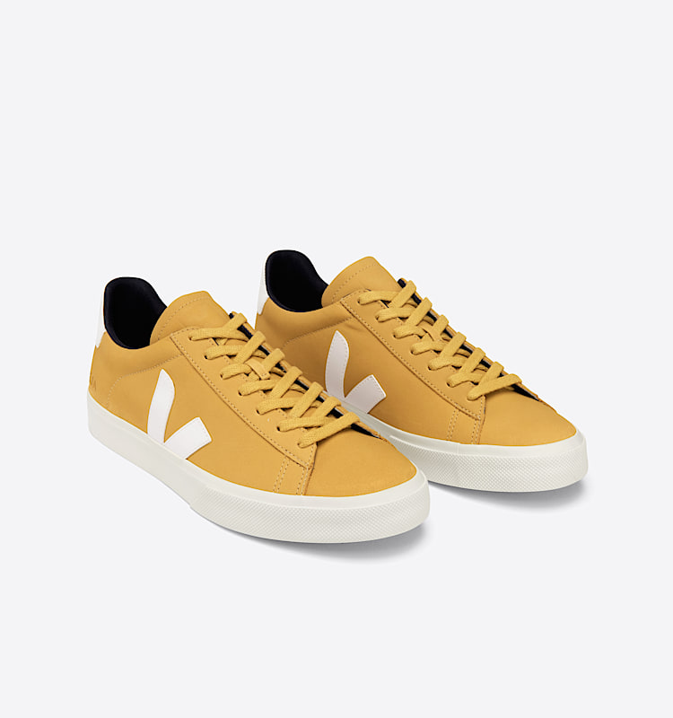 veja sneakers campo 牛皮 黄色 CP1302702 Top view