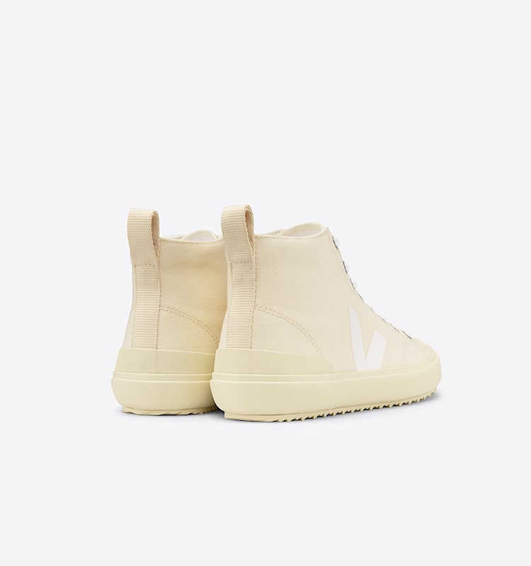 veja sneakers nova-ht organic-cotton beige NT0102898 Back view