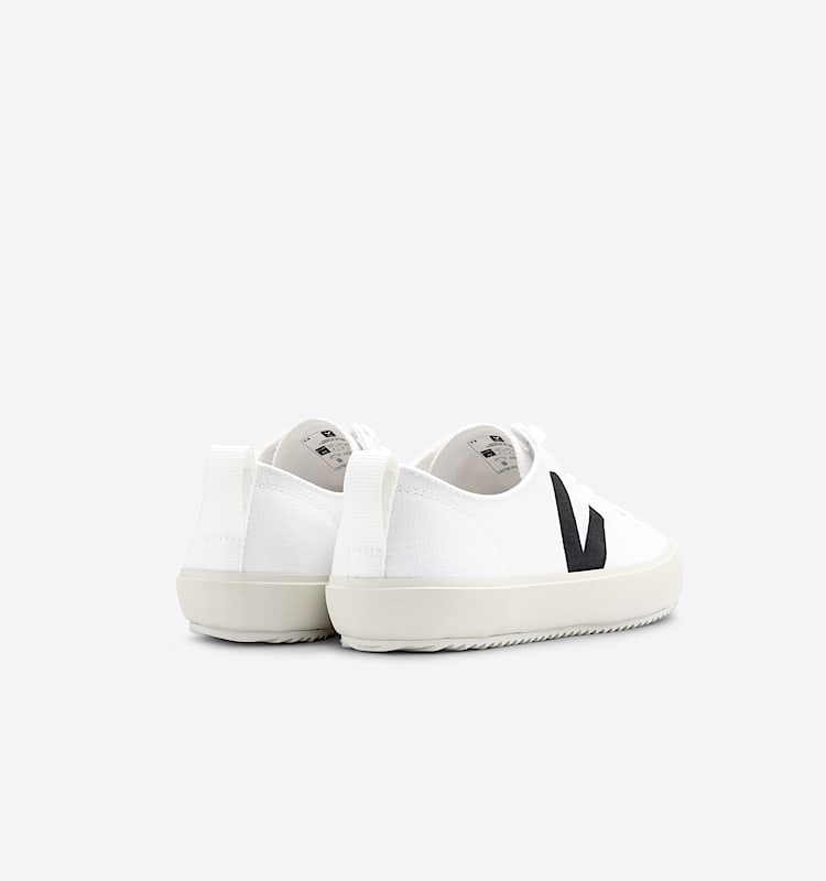 veja sneakers nova bio-baumwolle weiss NA0101537 Back view