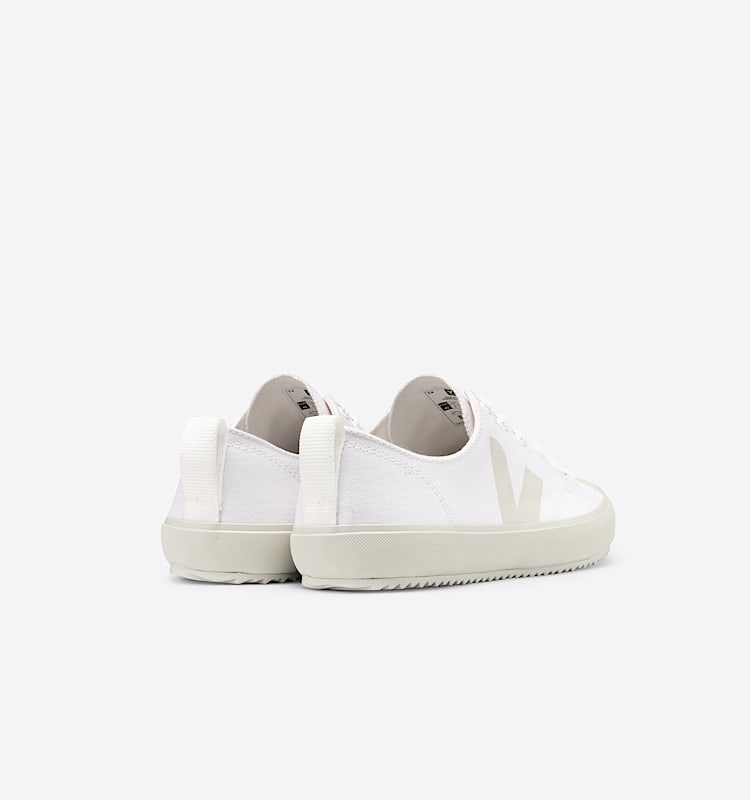 veja sneakers nova bio-baumwolle weiss NA0101401 Back view