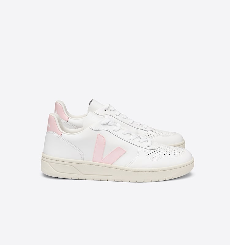 veja sneakers v-10 cuero blanco VX0202644 Lateral view