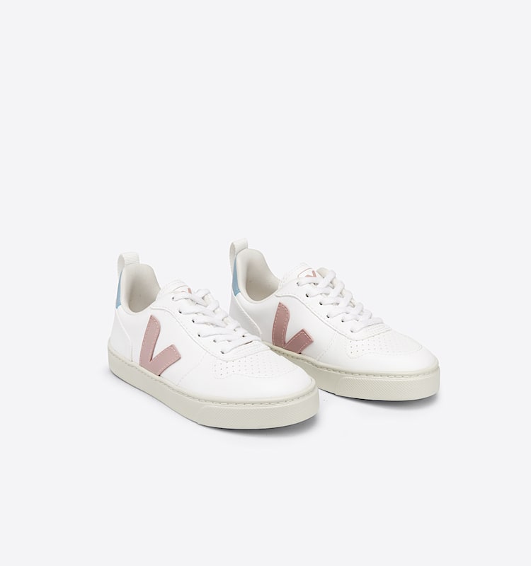 veja sneakers small-v-10-laces vegan branco CX0702886 Top view