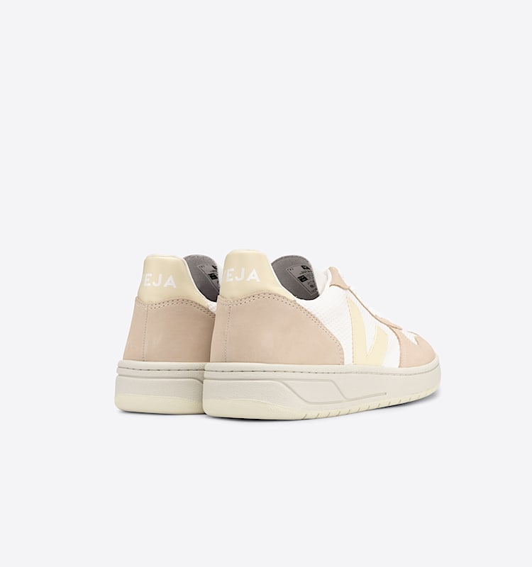 veja sneakers v-10 recycled beige VX0102803 Back view