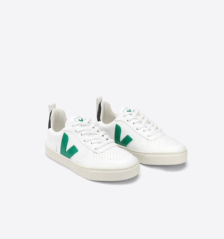 veja sneakers small-v-10-laces 素 白色 CX0711928 Top view