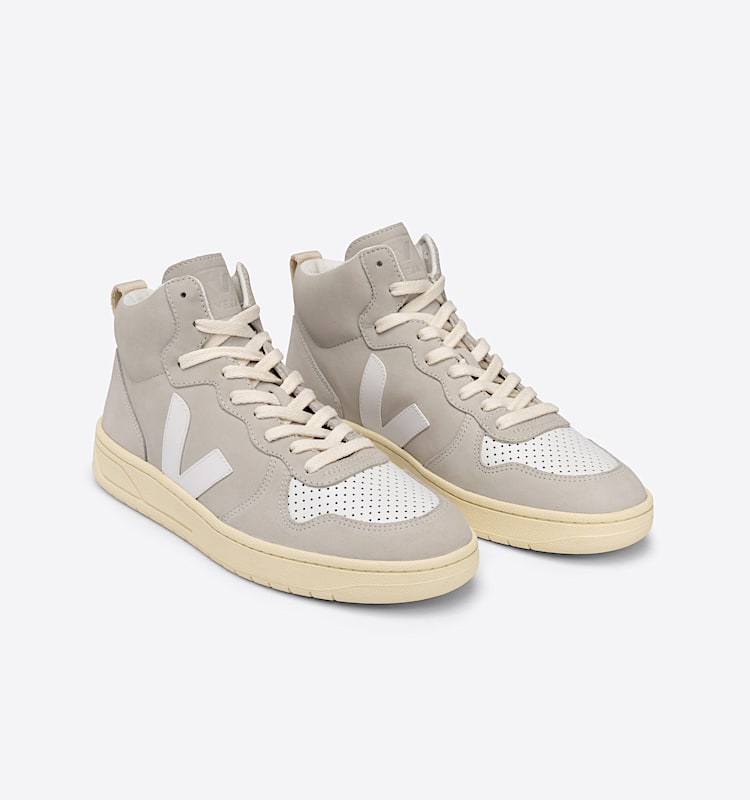 veja sneakers v-15 牛皮 灰色 VQ1302815 Top view